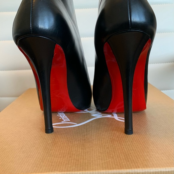 Christian Louboutin Chester 120 Shinny cal/Pat Toe - Picture 4 of 7